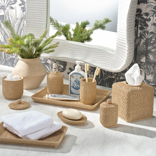An image of Pigeon and Poodle Nantes Woven Textured Resin Soap Pump