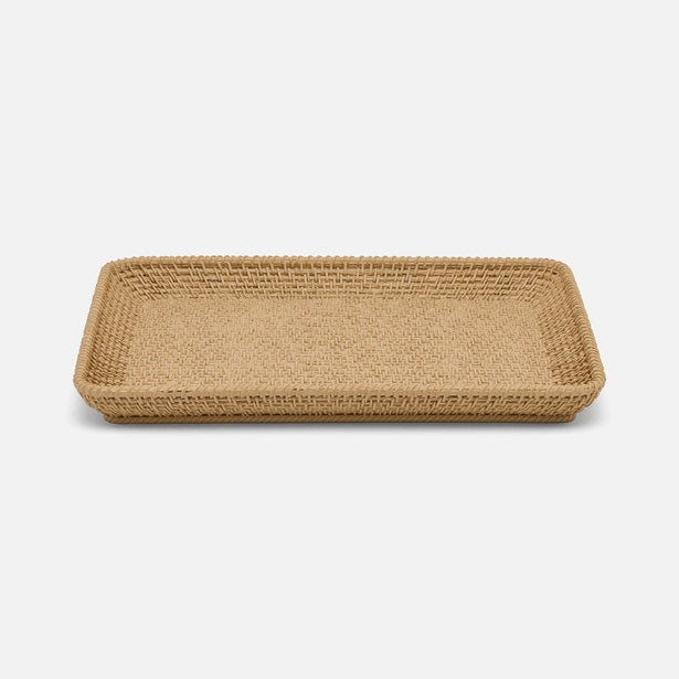 An image of Pigeon and Poodle Nantes Woven Textured Resin Tray Set