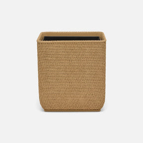 Pigeon and Poodle Nantes Woven Textured Resin Rectangular Wastebasket