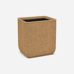 Pigeon and Poodle Nantes Woven Textured Resin Rectangular Wastebasket