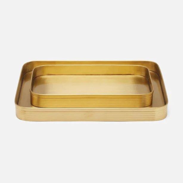 Pigeon and Poodle Adelaide Tray Set of 2