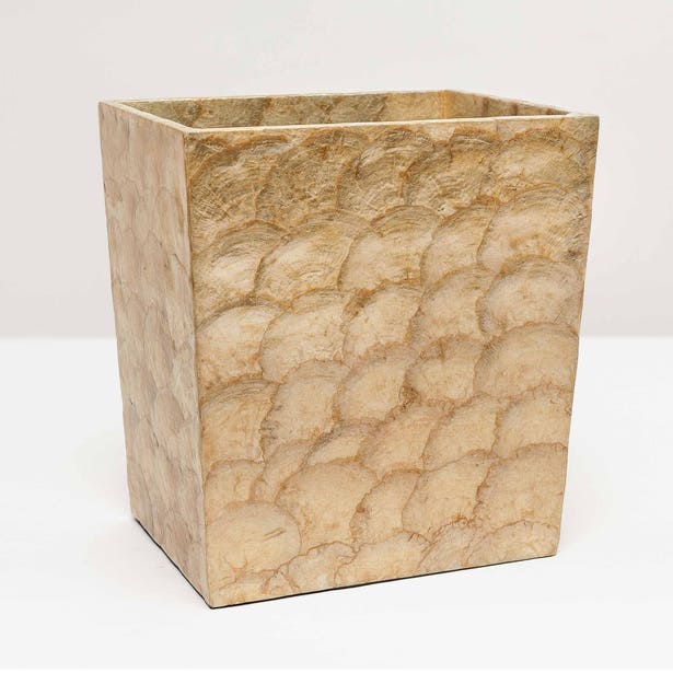 An image of Pigeon and Poodle Andria Rectangular Wastebasket