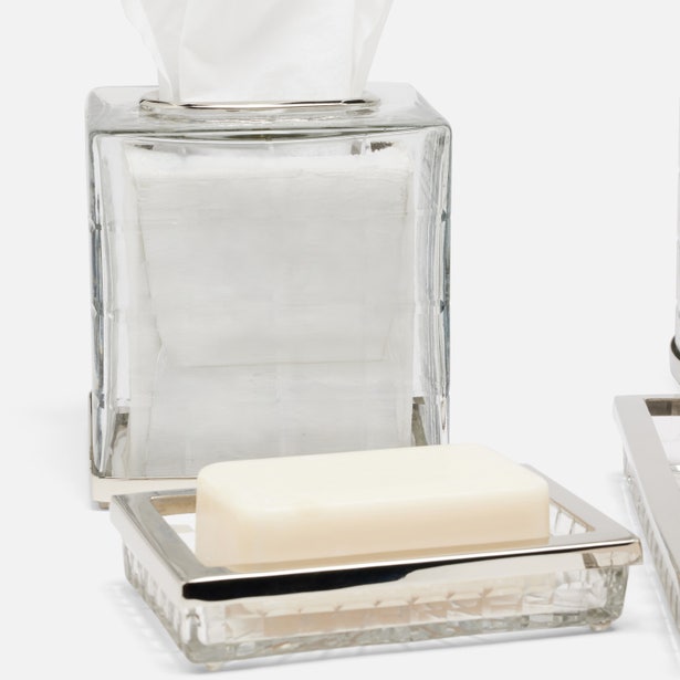 An image of Pigeon and Poodle Argos Rectangular Soap Dish