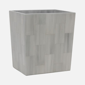 Pigeon and Poodle Arles Faux Horn Rectangular Wastebasket