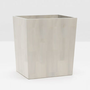 Pigeon and Poodle Arles Faux Horn Rectangular Wastebasket