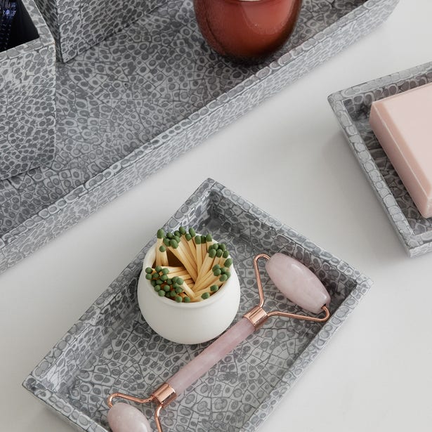 An image of Pigeon and Poodle Callas Tray Set of 2