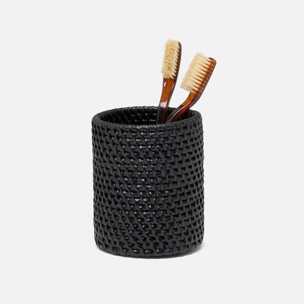 An image of Pigeon and Poodle Dalton Brush Holder