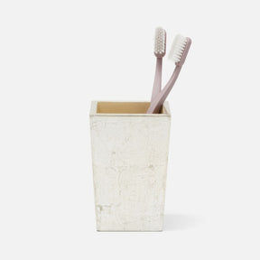 Pigeon and Poodle Davos Silver leaf Brush Holder