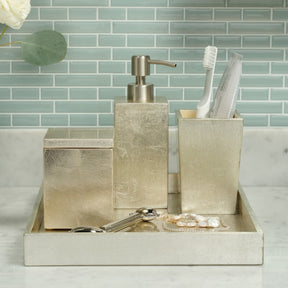Pigeon and Poodle Davos Silver leaf Soap Pump
