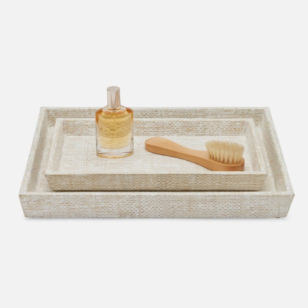 Pigeon and Poodle Ghent Tray Set of 2