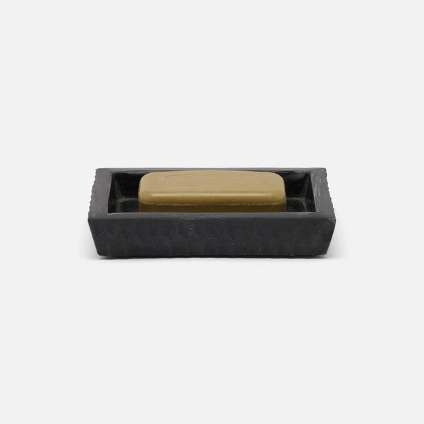 Pigeon and Poodle Kuna Textured Marble Soap Dish