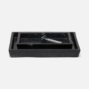 Pigeon and Poodle Kuna Textured Marble Tray Set