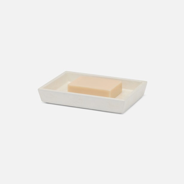 An image of Pigeon and Poodle Navagio Spiral Burl Resin  Soap Dish