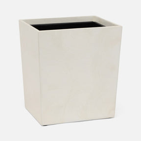 Pigeon and Poodle Navagio Spiral Burl Resin Rectangular Wastebasket