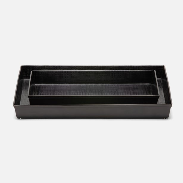 Pigeon and Poodle Remy Tray Set of 2