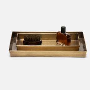 Pigeon and Poodle Remy Tray Set of 2