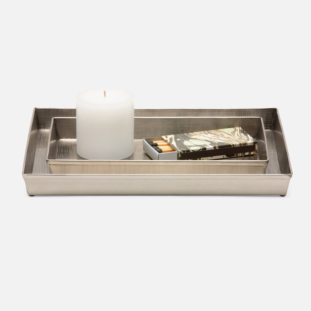 An image of Pigeon and Poodle Remy Tray Set of 2