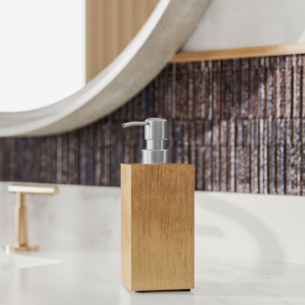 An image of Pigeon and Poodle Tanlay Soap Pump