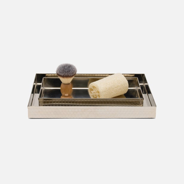 Pigeon and Poodle Temara Tray Set of 2