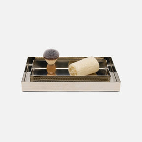 Pigeon and Poodle Temara Tray Set of 2