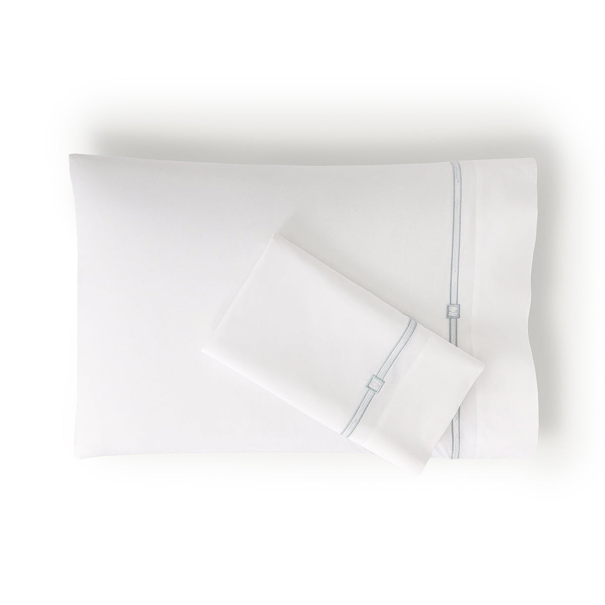 An image of Scandia Home Lisetta Percale Pillowcase