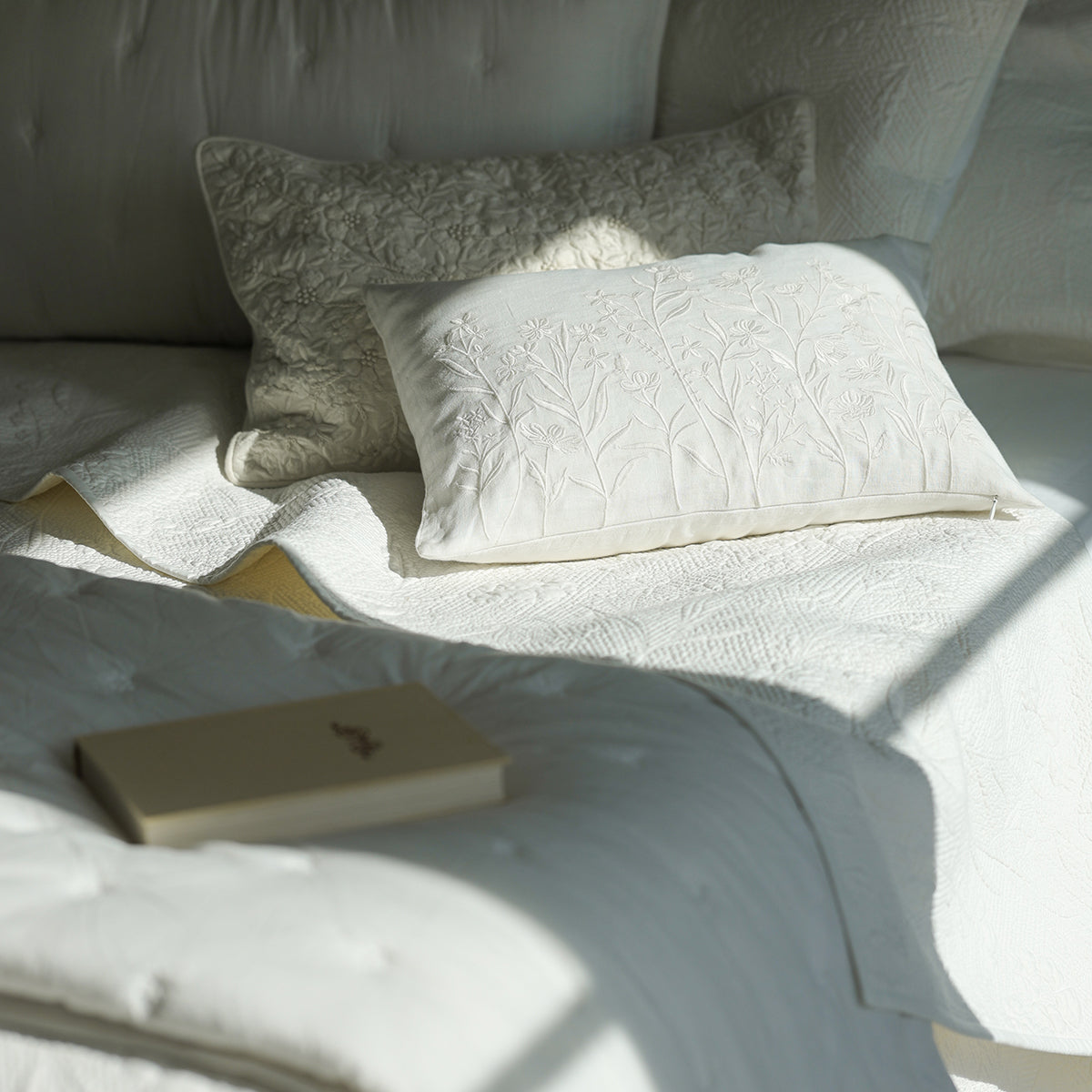 An image of Michael Aram Quilted Coverlet