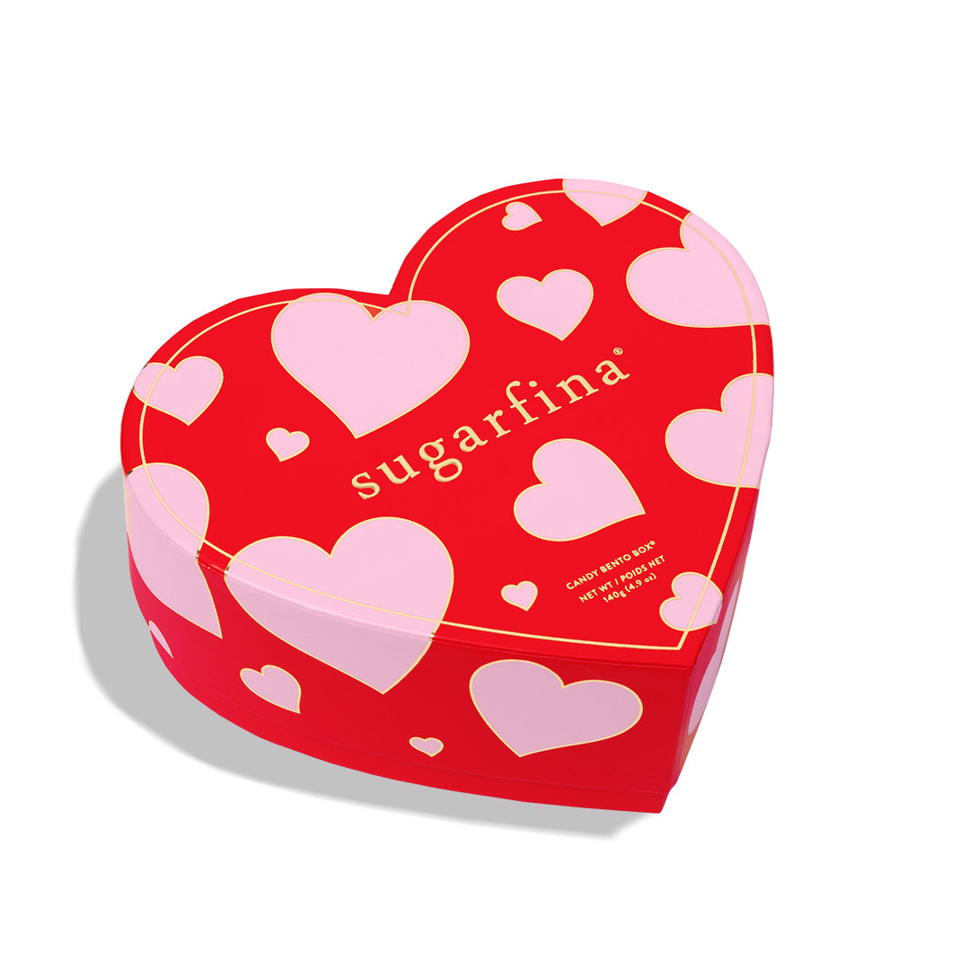 Sugarfina Valentine's Day Heart 2 PC Candy Bento Box