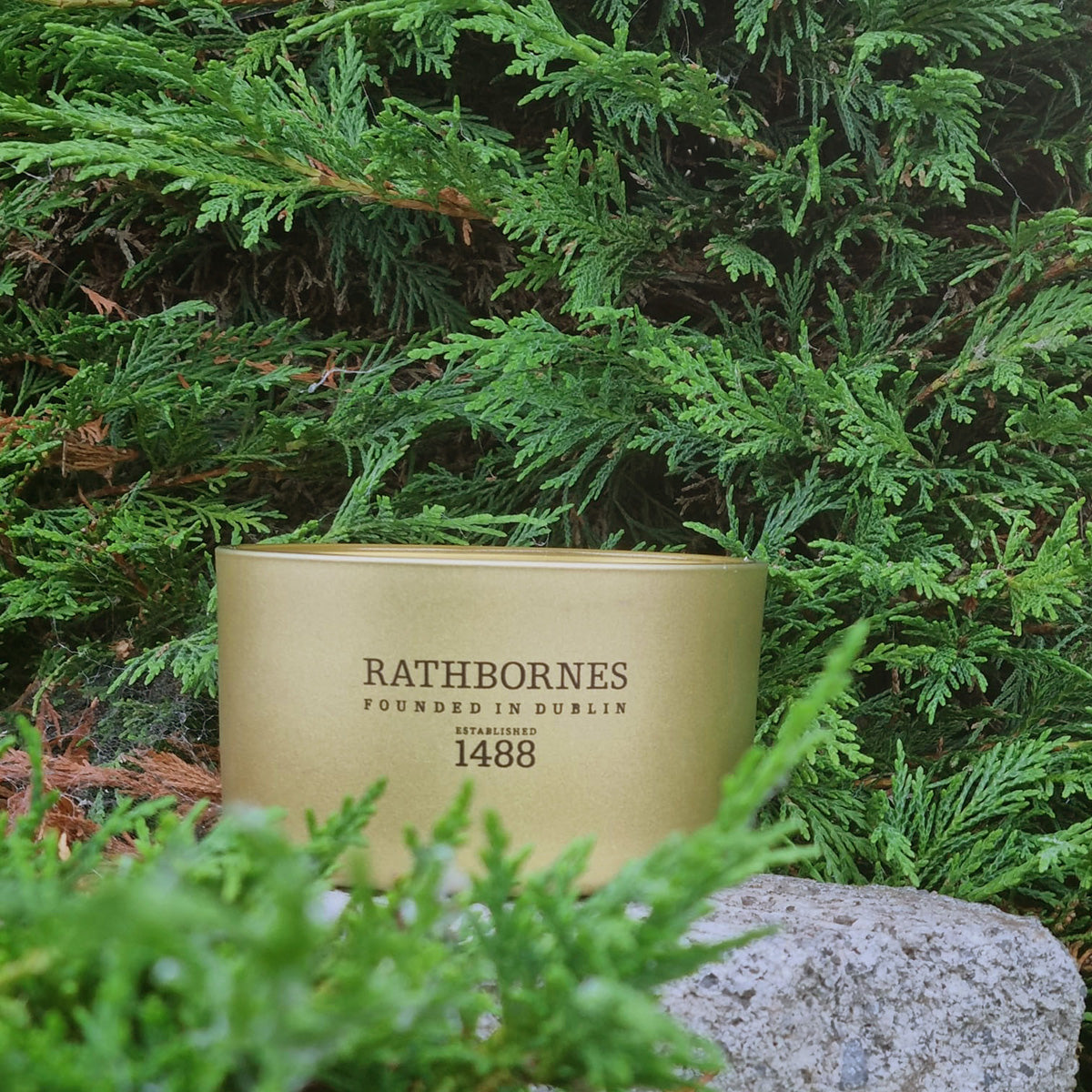 An image of John Rathbornes Dublin Christmas 4-Wick Candle 13.7 oz