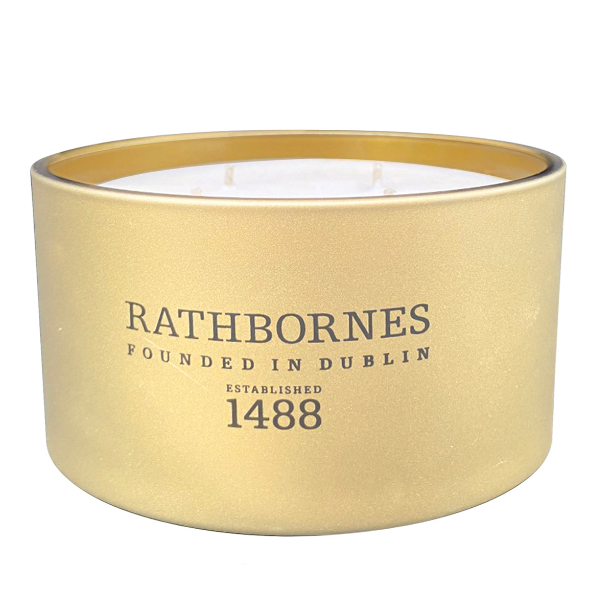 An image of John Rathbornes Dublin Christmas 4-Wick Candle 13.7 oz