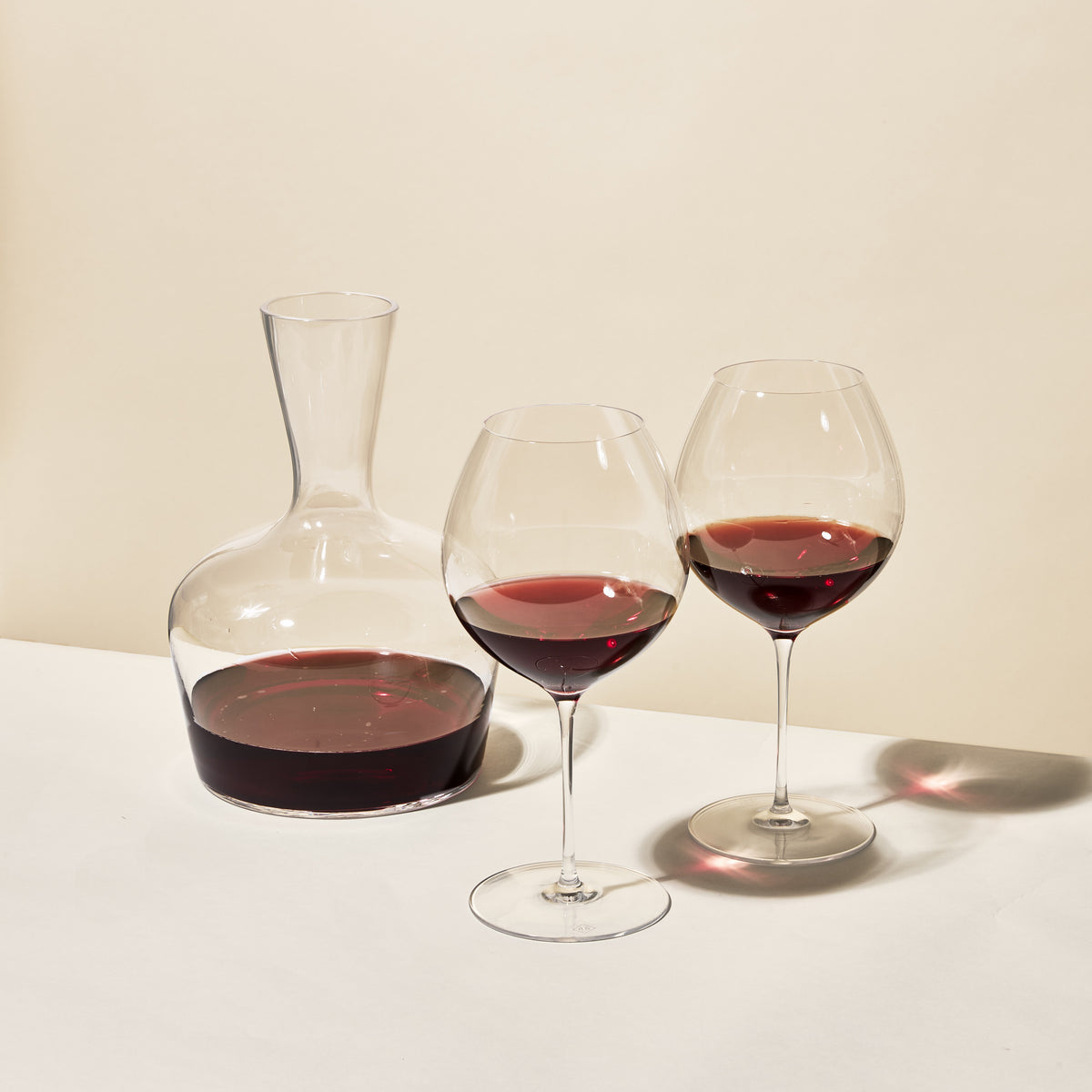 Richard Brendon Occasional Collection Burgundy Glass - Set 6