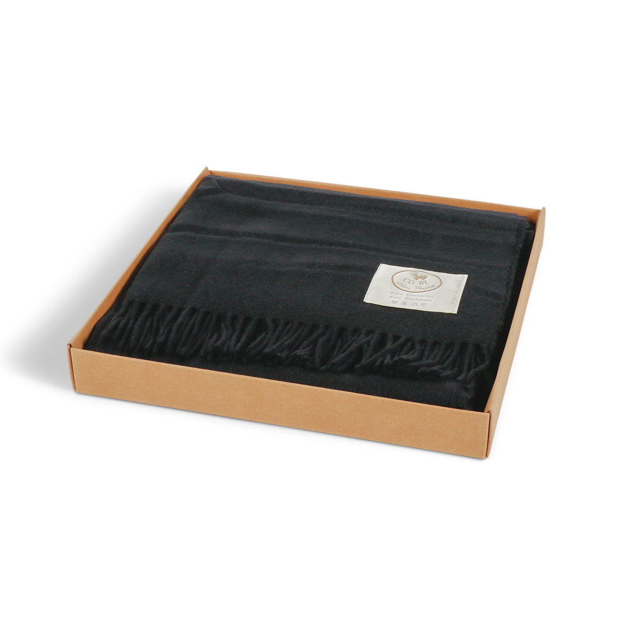 An image of Cobi Cashmere Rey Throw Whipstitch