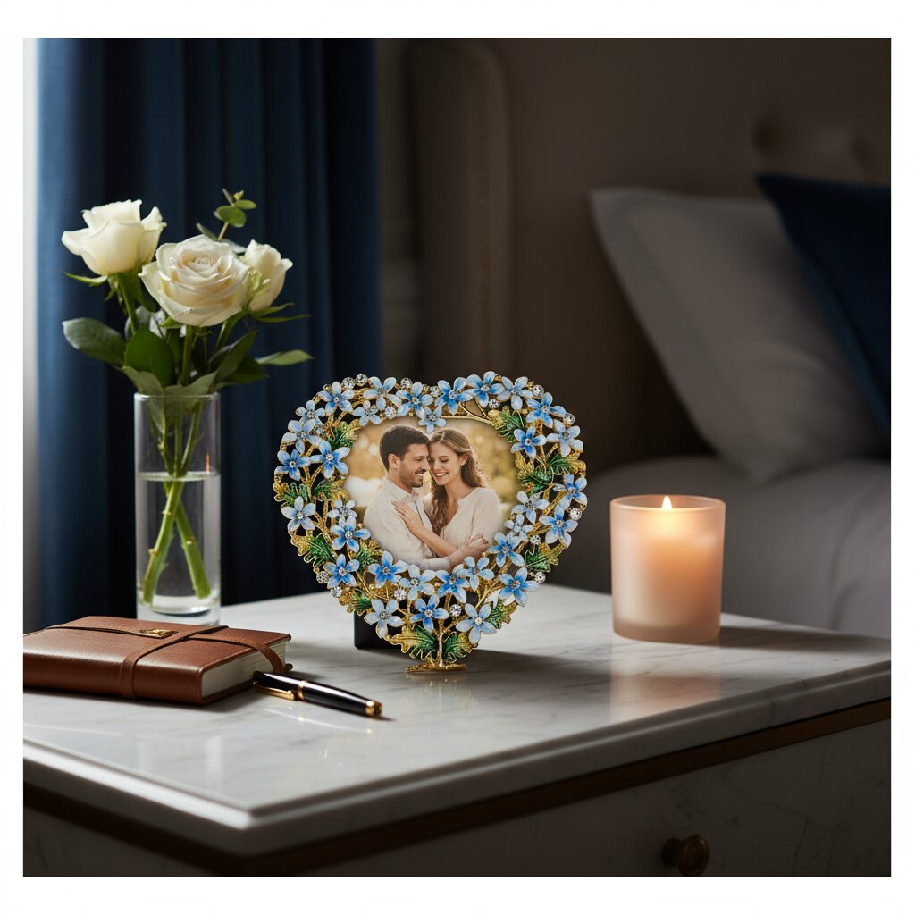 An image of Olivia Riegel Daphne Heart Picture Frame