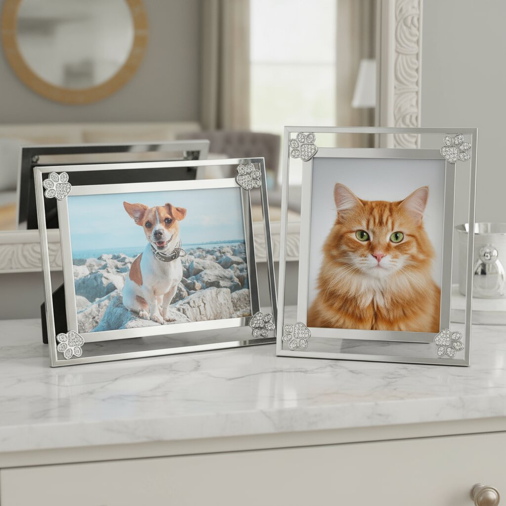 An image of Olivia Riegel Paw Print 5" x 7" Picture Frame