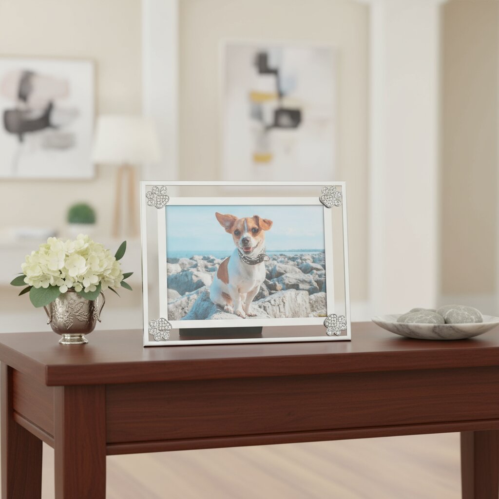 An image of Olivia Riegel Paw Print 5" x 7" Picture Frame