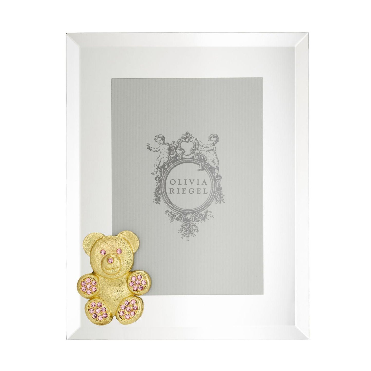 Olivia Riegel Gold Teddy Bear Picture Frame