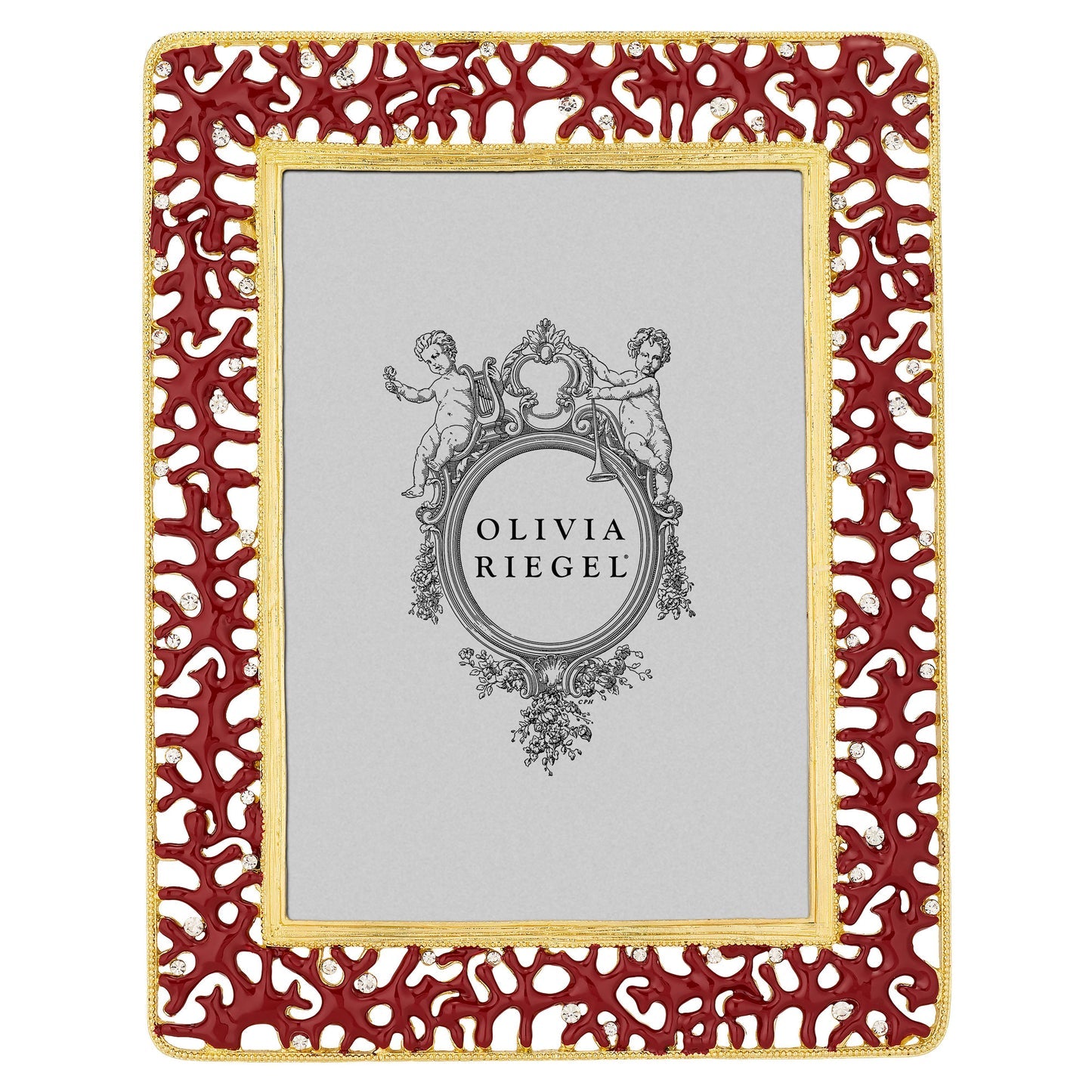Olivia Riegel Coral Enamel 5" x7" Picture Frame