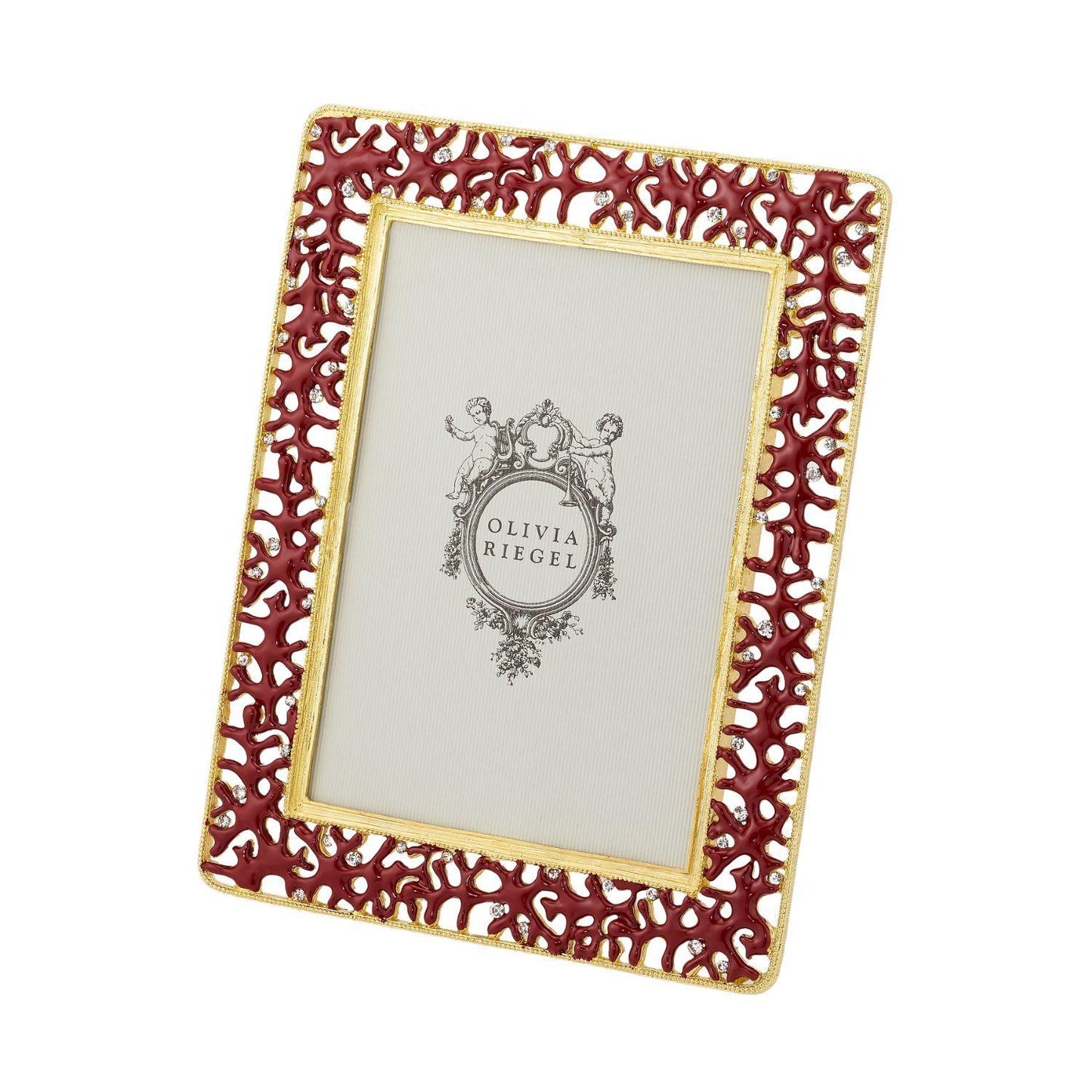 An image of Olivia Riegel Coral Enamel 5" x7" Picture Frame