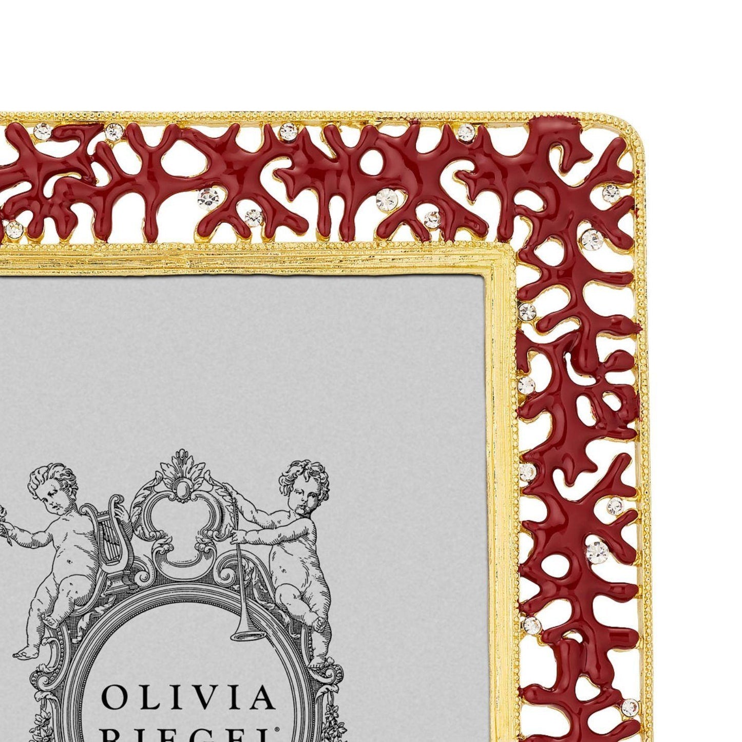 An image of Olivia Riegel Coral Enamel 5" x7" Picture Frame