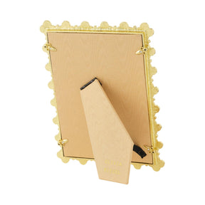 Olivia Riegel Gold Celedon Enamel Clover 5" x7" Picture Frame