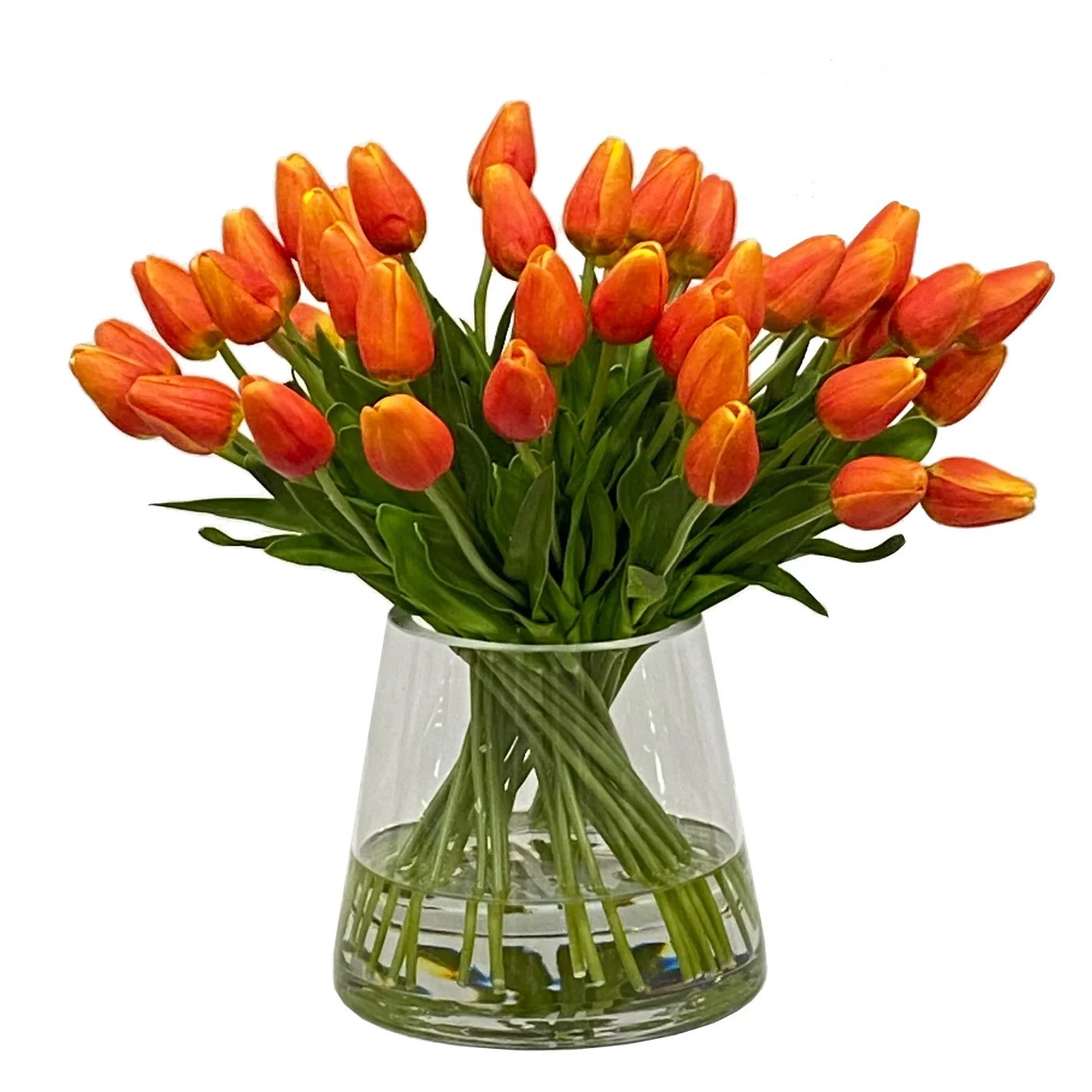Winward Orange Tulips in Vase