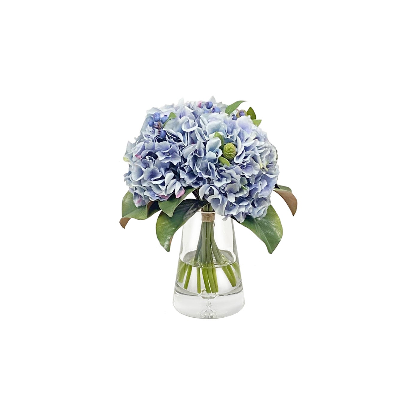 An image of Winward Hydrangea Berry Mix in Vase
