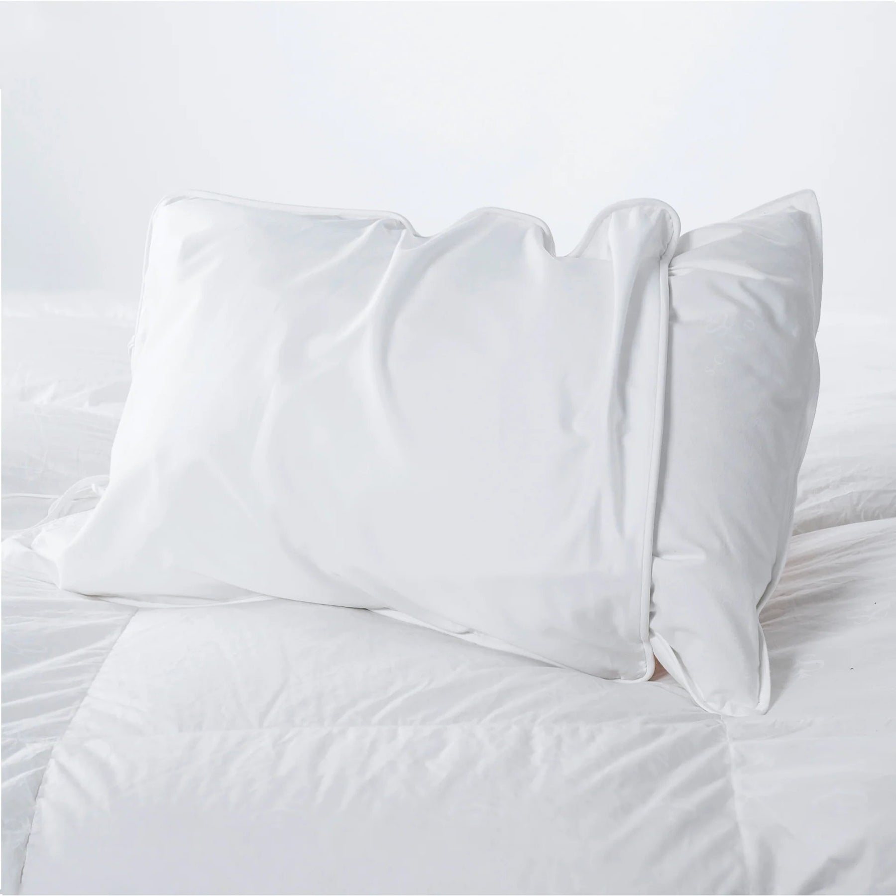 An image of Scandia Home Down Travel Pillow with Cover