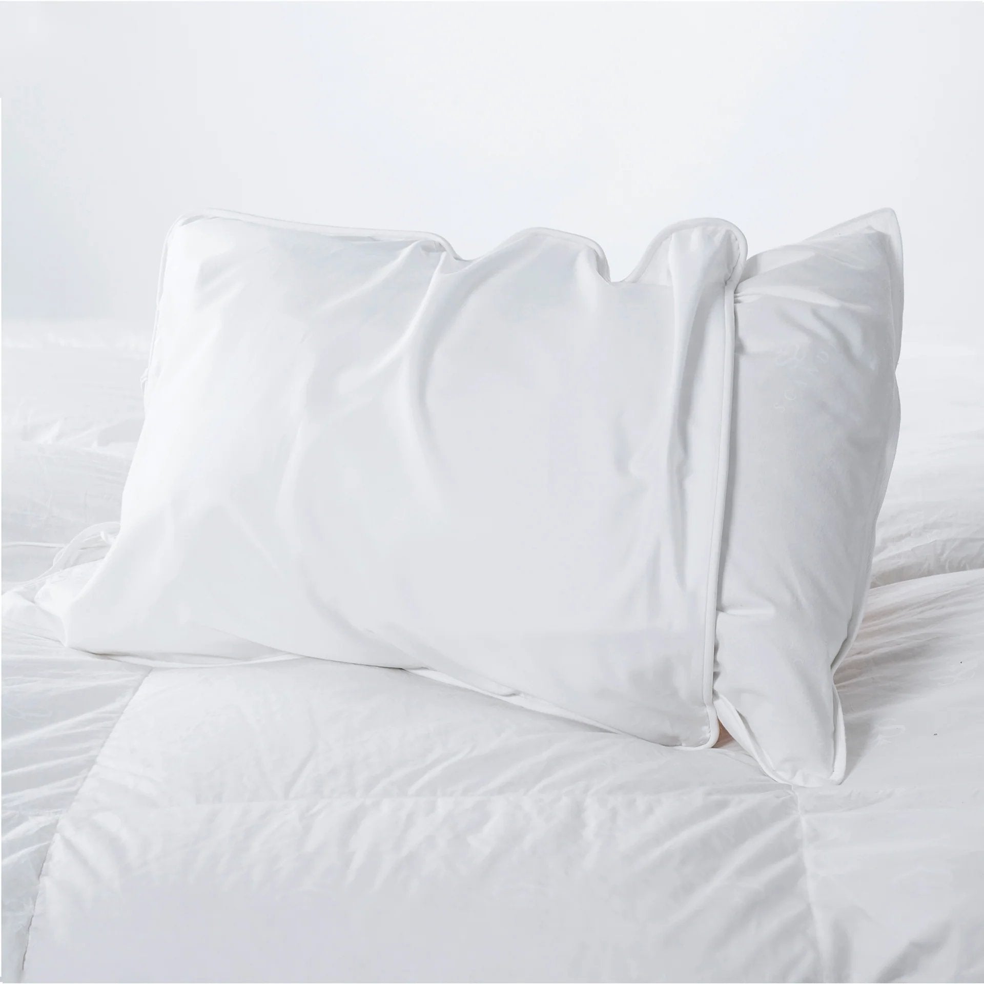 Scandia Home Down Travel Pillow with Cover