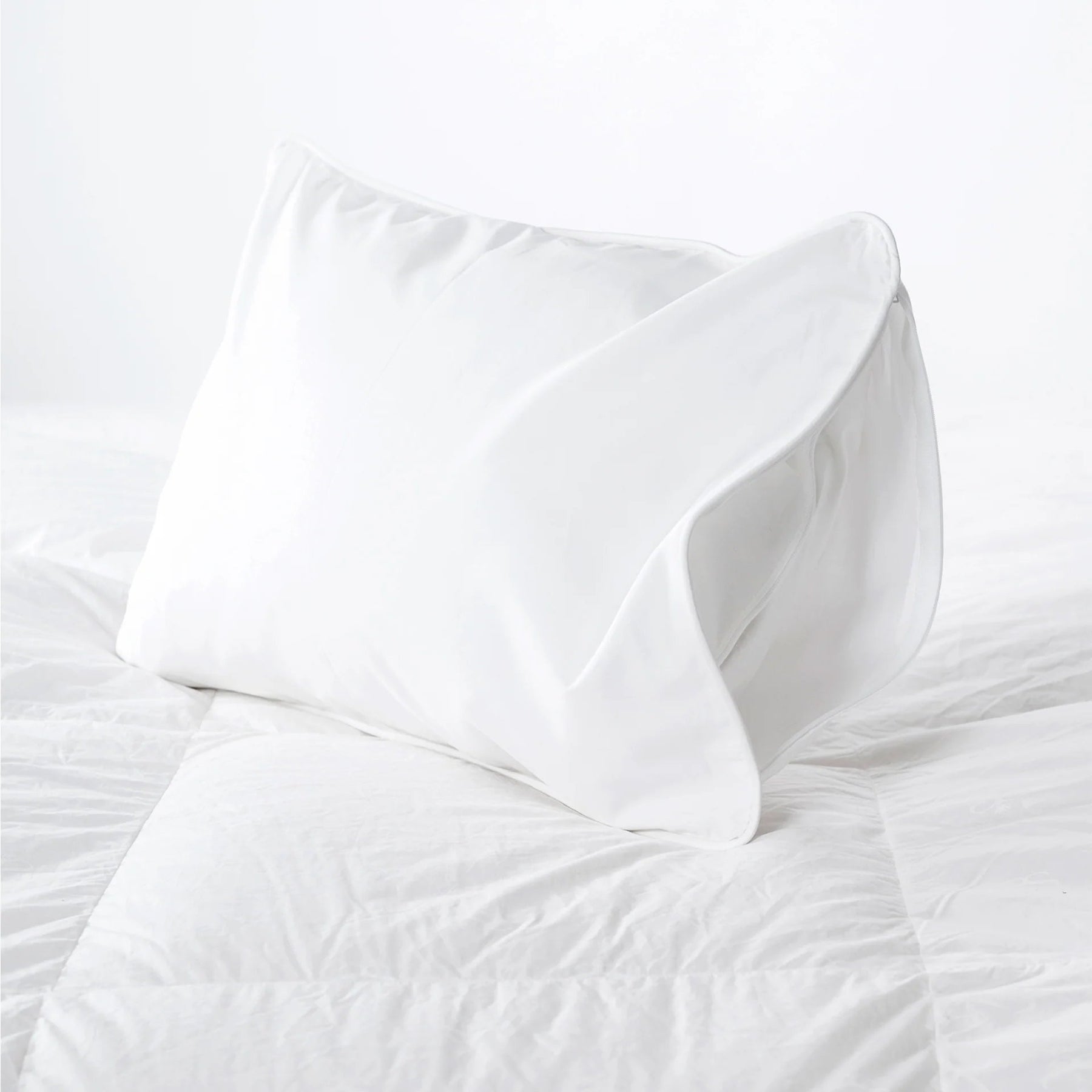 An image of Scandia Home Down Travel Pillow with Cover