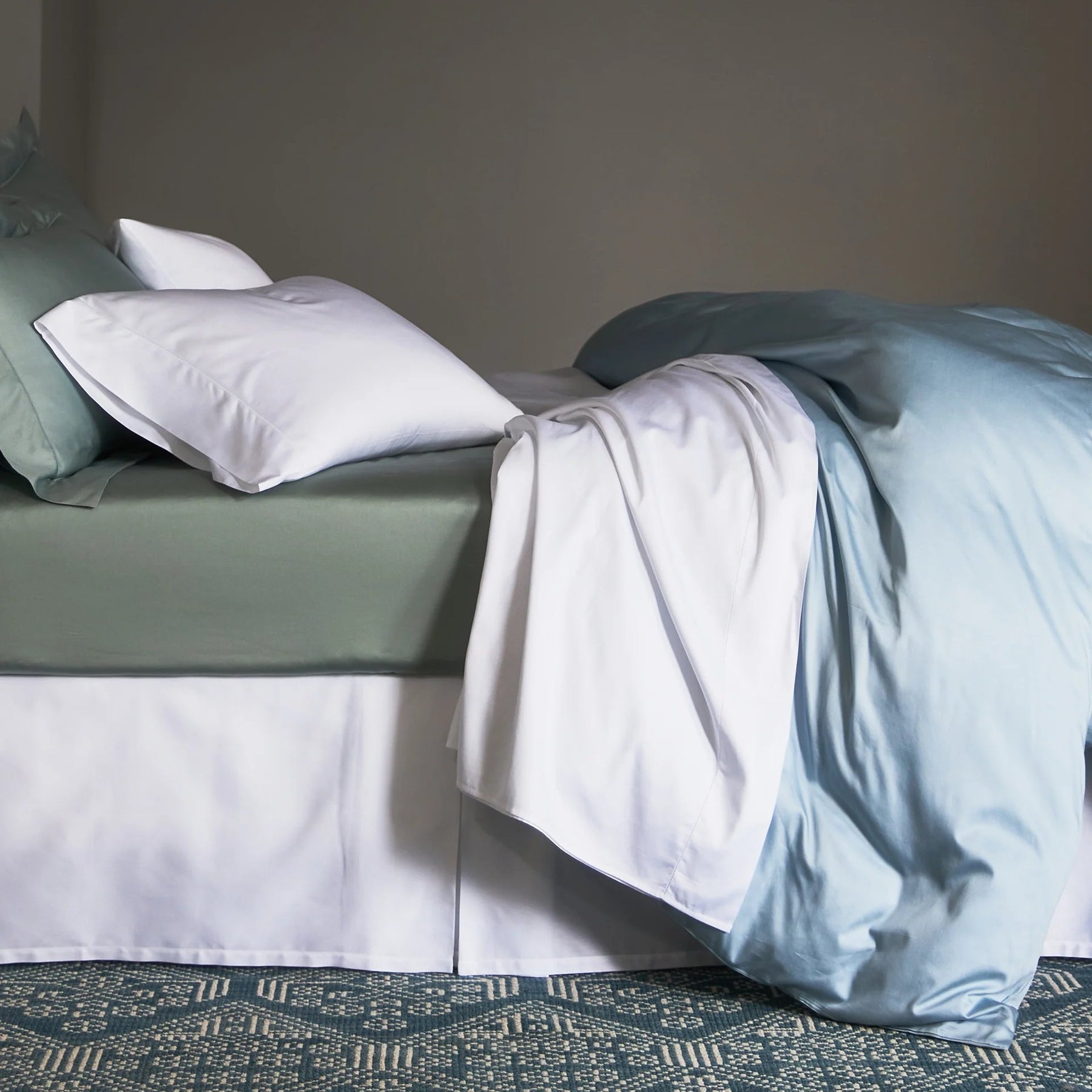 An image of Scandia Home Stresa Flat Sheet