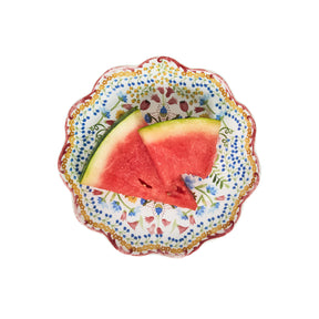 Juliska Sofia Side/Cocktail Plate Set of 4 - Multi