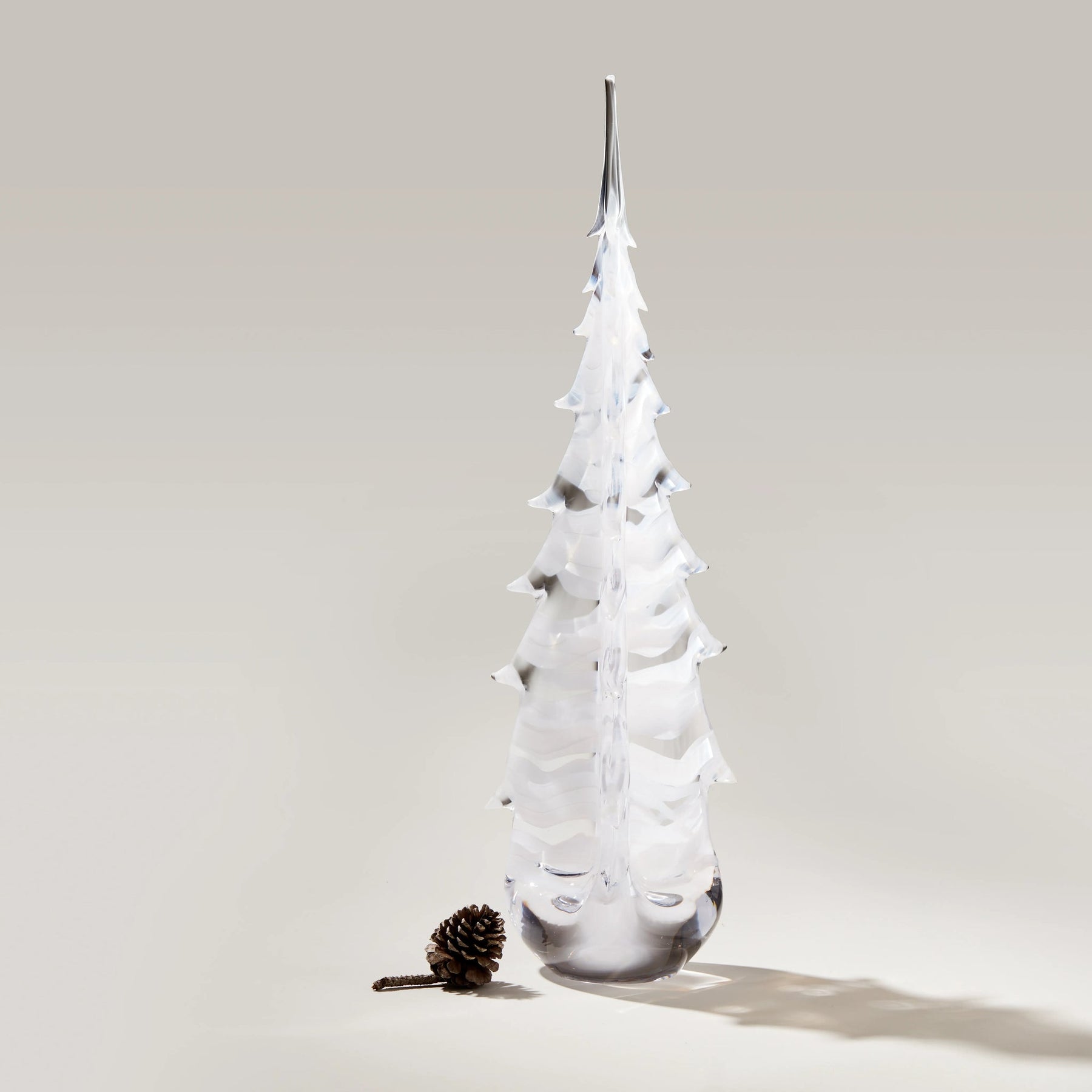 An image of Simon Pearce Snowdrift Evergreen in Gift Box