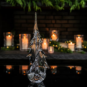 Simon Pearce Vermont Twist Evergreen in Gift Box