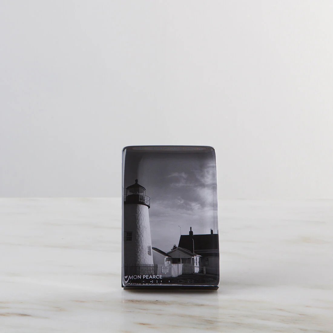 Simon Pearce Woodbury Vertical Photo Block in Gift Box