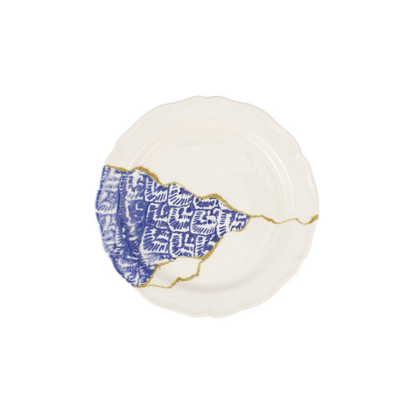 An image of Vietri Storia Baroque Salad Plate